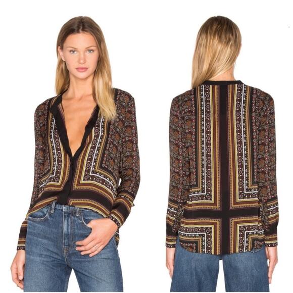 Revolve A.L.C. Franco 100% Silk Franco Top - Picture 4 of 15